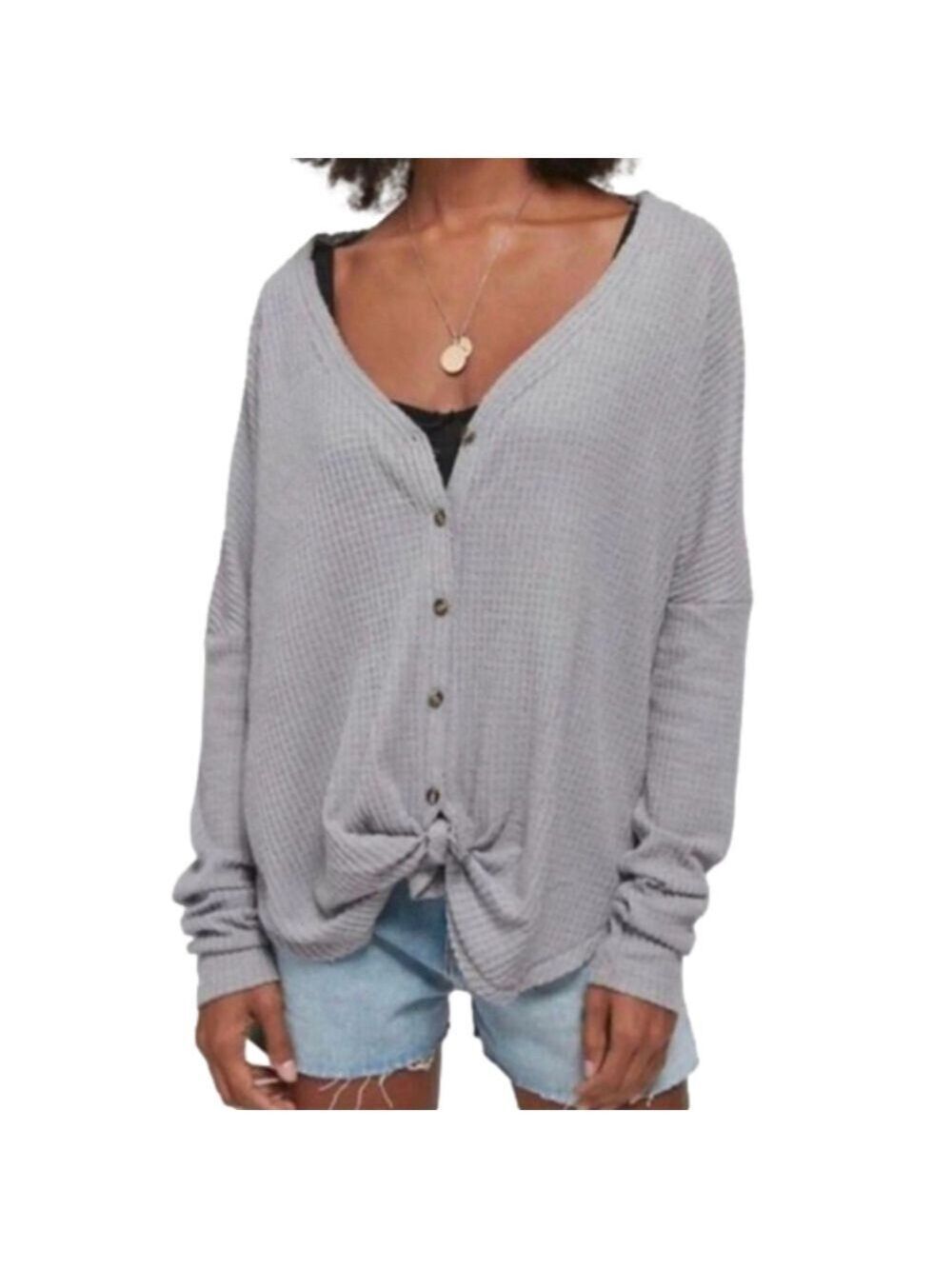 Urban Outfitters Out From Under Oversized Soft Thermal Top- White